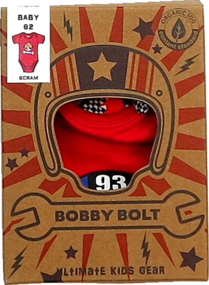 Bobby Bolt Lightning Scram bodysuit red, 62