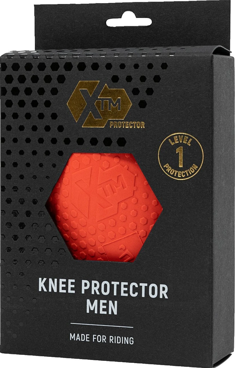 John Doe XTM knee protectors (Level 1, storm grey black tracker Red