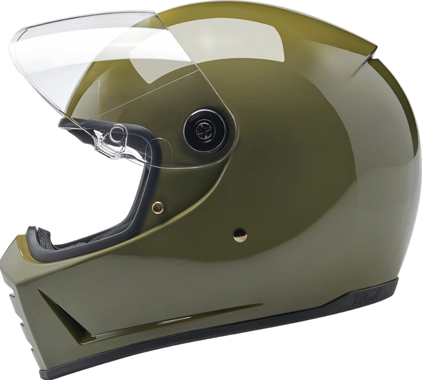 Biltwell Lane Splitter helmet, olive, Green, S, Gloss
