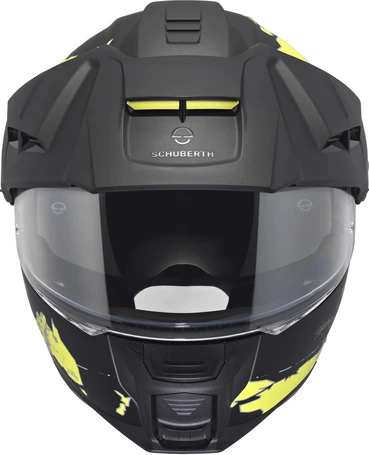 Schuberth Helmet E2 Atlas Matt Yellow/Grey, 53 XS