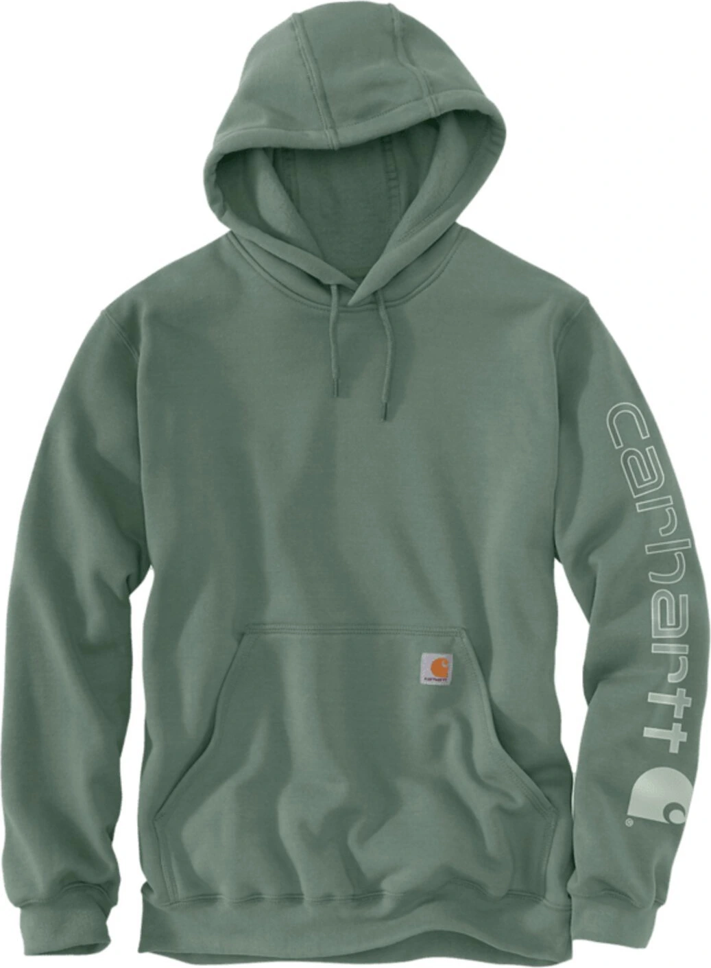 Carhartt Sleeve Logo hoodie, Green, slate Green, L