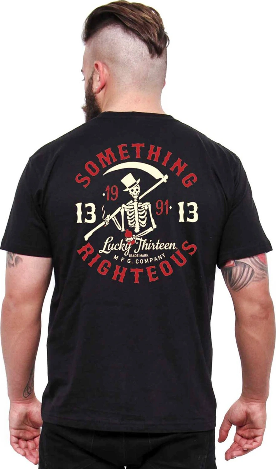 Lucky 13 Something Righteous t-shirt, Black, S
