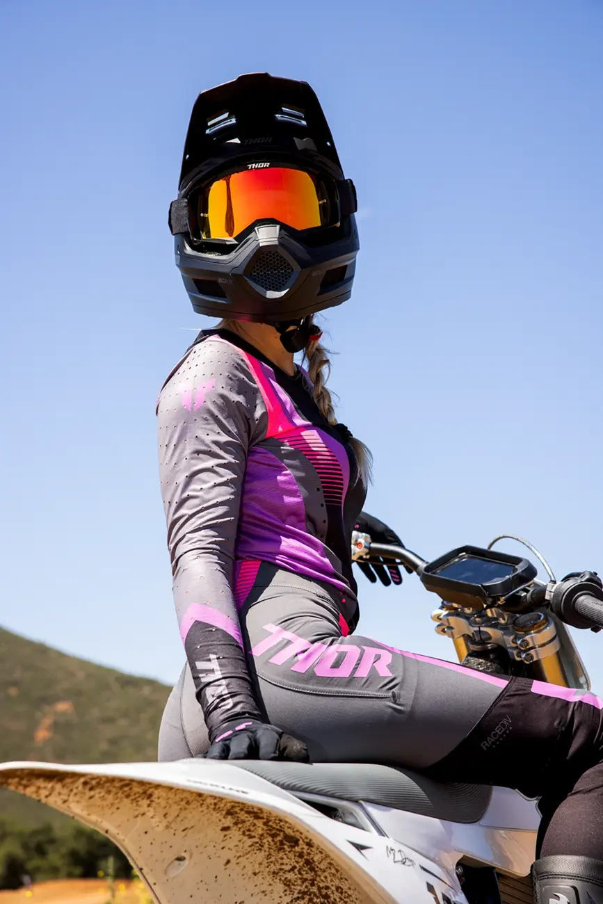 JERSEY WMN SPORTMODE VELOCITY BLK/ORC M