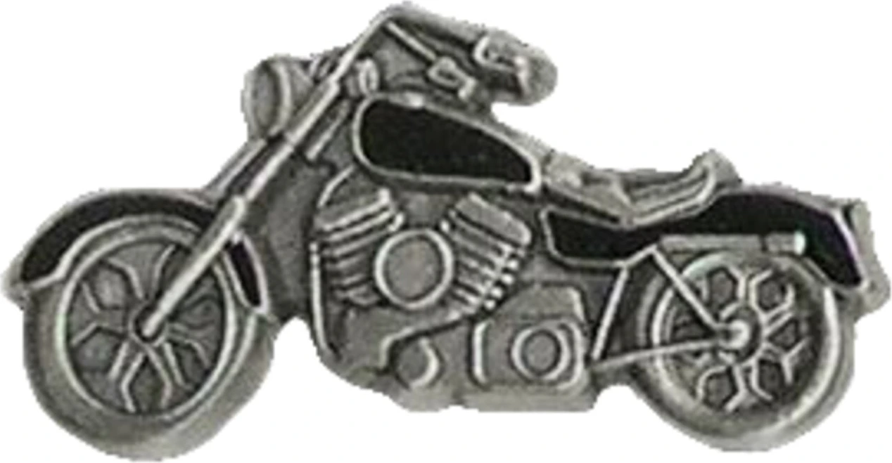 Biker pins Motorcycle pin black colored