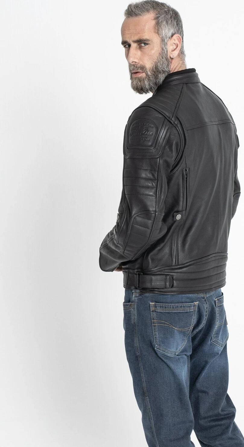 John Doe Technical Leather jacket, Black, L