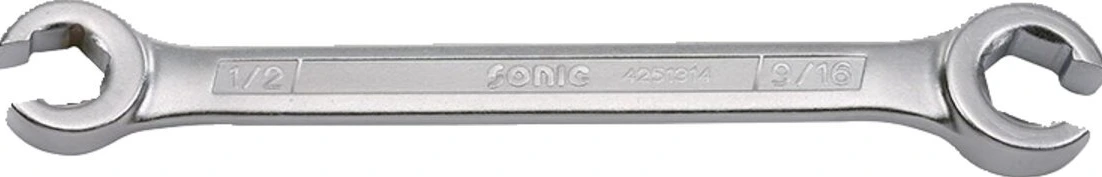 Sonic, Flare nut wrench 3/8"x 7/16". US/SAE, Satin