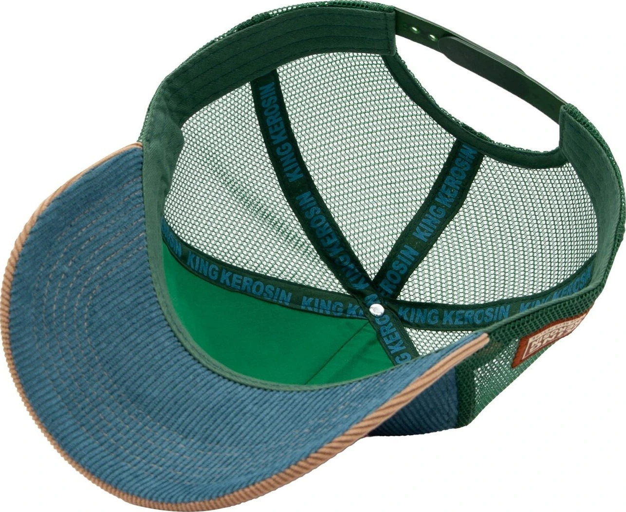 King Kerosin Country Roads cap, smoke, Blue