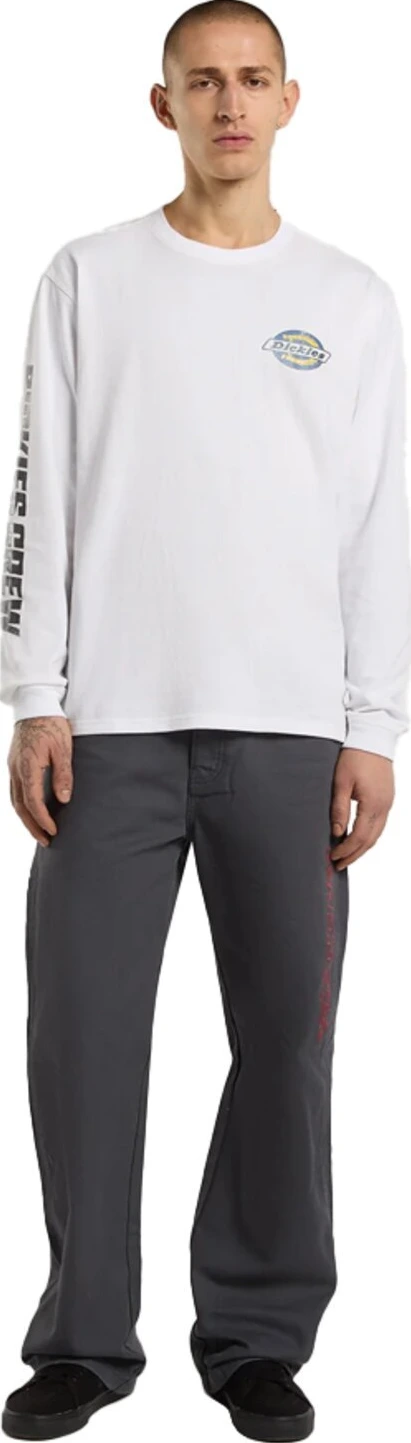 Dickies Nashport long sleeve, White, XS