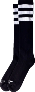 American Socks Black triple Knee High socks