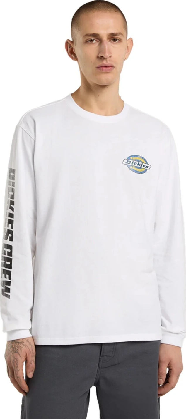 Dickies Nashport long sleeve, White, XS