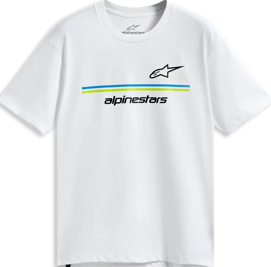 TEE SS CSF LANES WHITE S