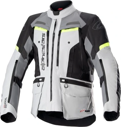 Alpinestars Jacket Bogota Pro Drystar Gray/Yellow Fluo, M