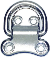 Osculati 4-hole foldable ring AISI316 45x45mm