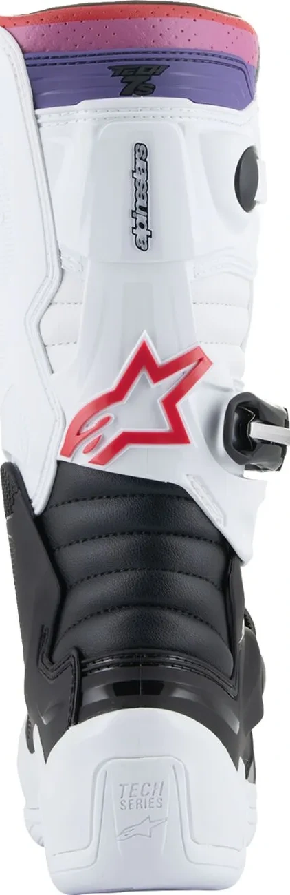 BOOT TECH7S W/B/RAINBOW 2