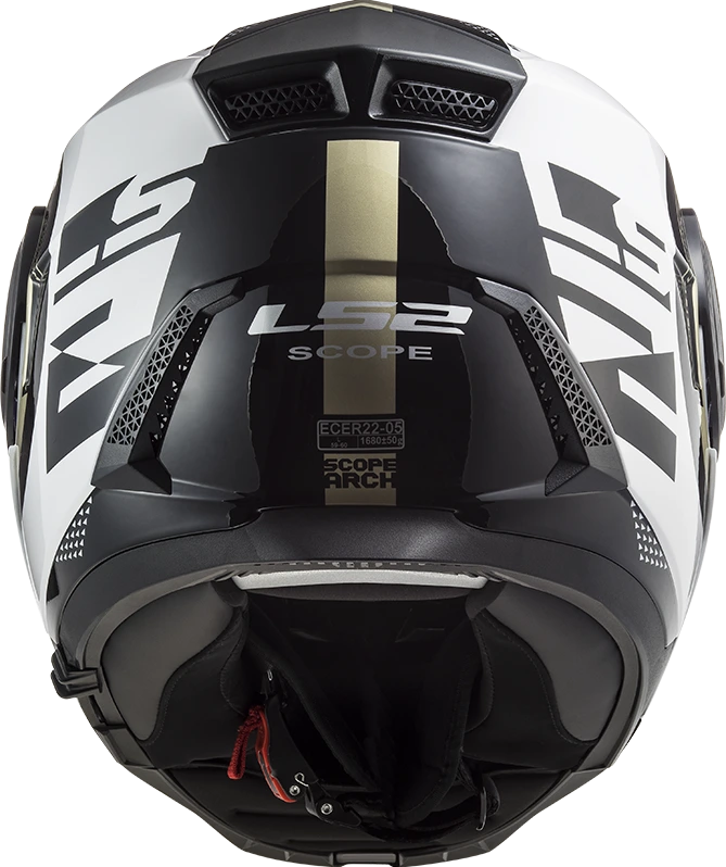 LS2 FF902 SCOPE ARCH helmet - Gloss White Titanum, XL