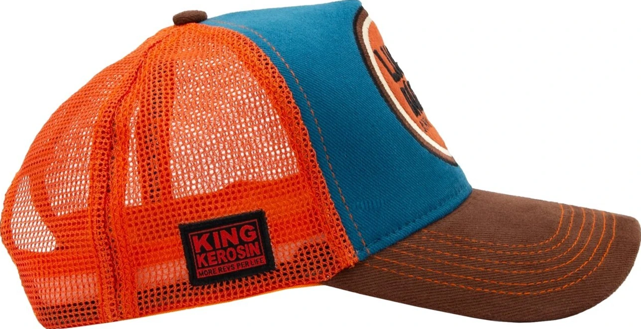 King Kerosin Lucky Bastard cap petrol, Blue