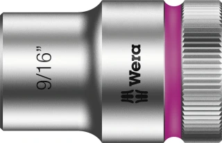 Wera Zyklop 1/2" socket - US sizes 9/16"