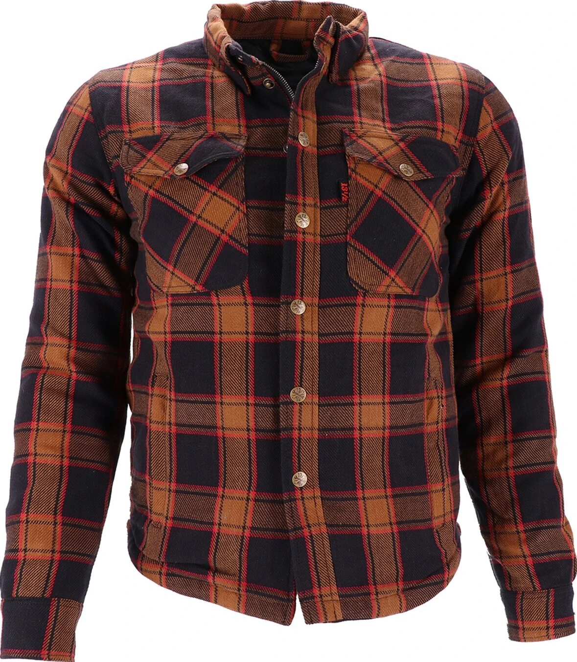 13 1/2 Long Run shirt, Brown, black, S