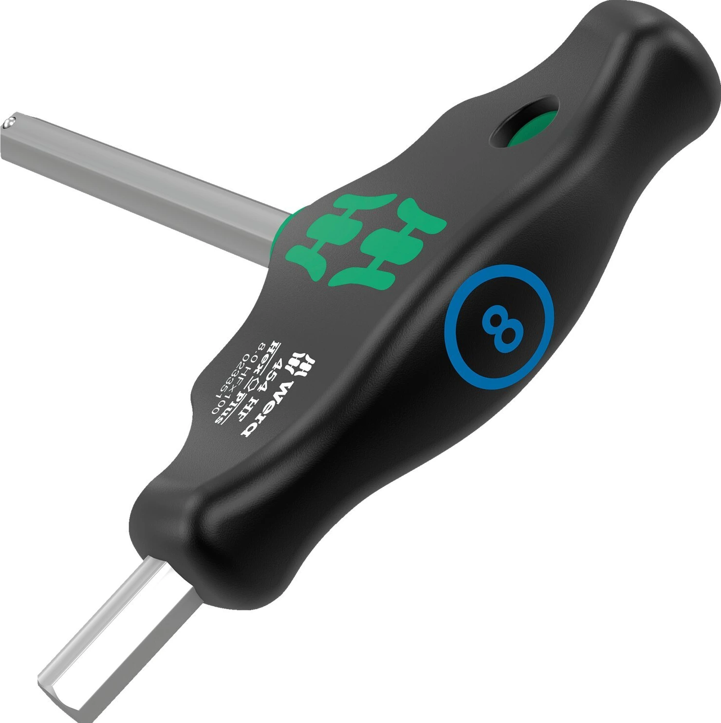 Wera screwdriver set T-handle Hex plus metric, 7 pieces, Black