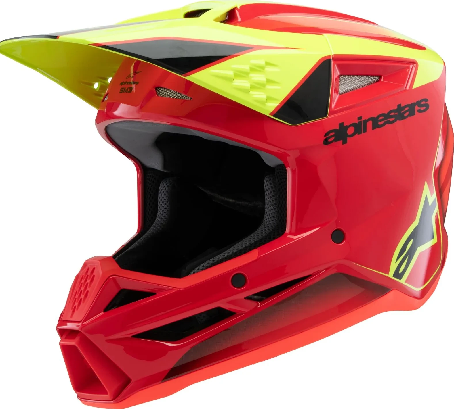 HELMET YTH SM3 FRAY RD/YL/BK YS