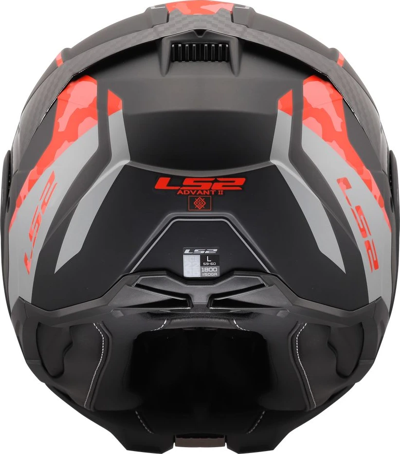 LS2 FF910 ADVANT II GLIDE Helmet - 3XL, Black Grey Red