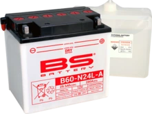 BS Battery B60-N24L-A (cp) Parastā sausā uzlādētā