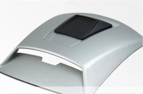 Schuberth C4 ventilation scoop, glossy silver