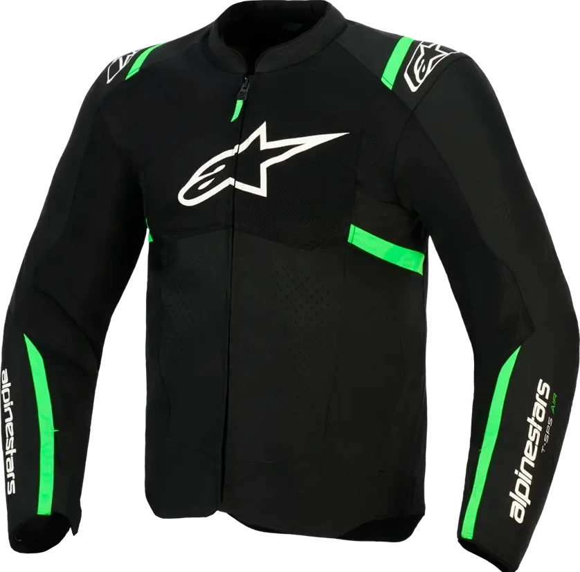 JACKET T-SPS AIR V2 BLACK/FLUO GREEN 3XL