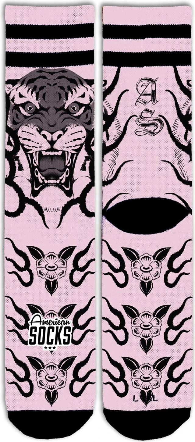 American Socks Khan Signature socks, Pink, S/M