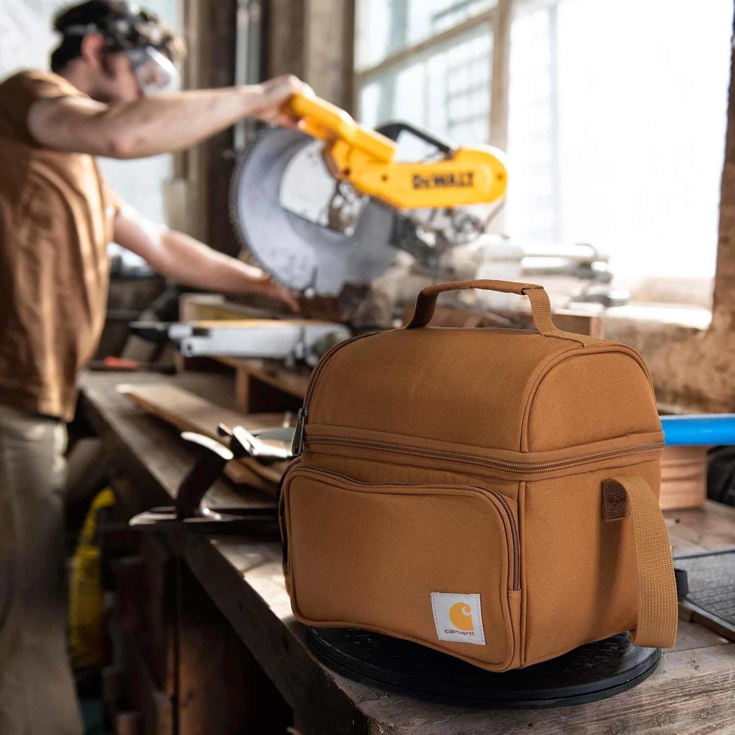 Carhartt Lunch cooler, carhartt brown