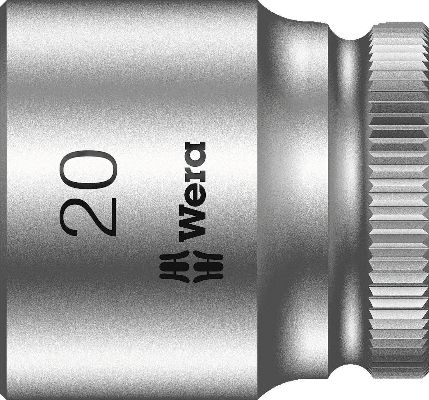 Wera Zyklop 3/8" socket - Metric 20.0, 20 mm, Chrome