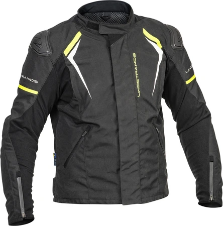 Lindstrands Textile jacket Sandvik Black/yellow 50