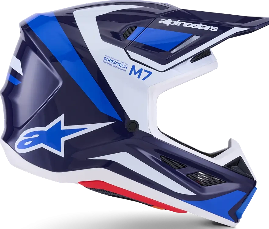 HELMET SM7 RISE BLUE/WHITE XS