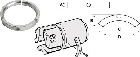Osculati anode (zinc) Volvo Penta (3858399)