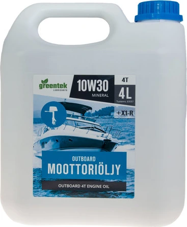Greentek Outboard 10W30 4L variklio alyva pakabinamiems varikliams (3)