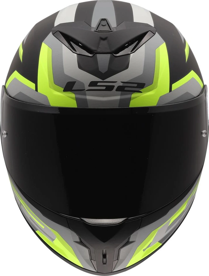 LS2 FF820 RAPID III HYPER Helmet - Black H-V Yellow, 3XL