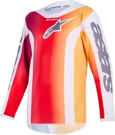 Alpinestars Jersey Youth Fluid Portl Red/Gray, M