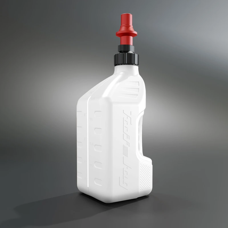 Tuff Jug 10L Baltas su Raudonu Ripper Cap (GEN 3)
