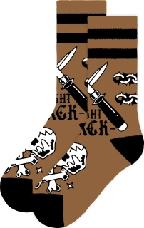 American Socks Fight Mid High socks back