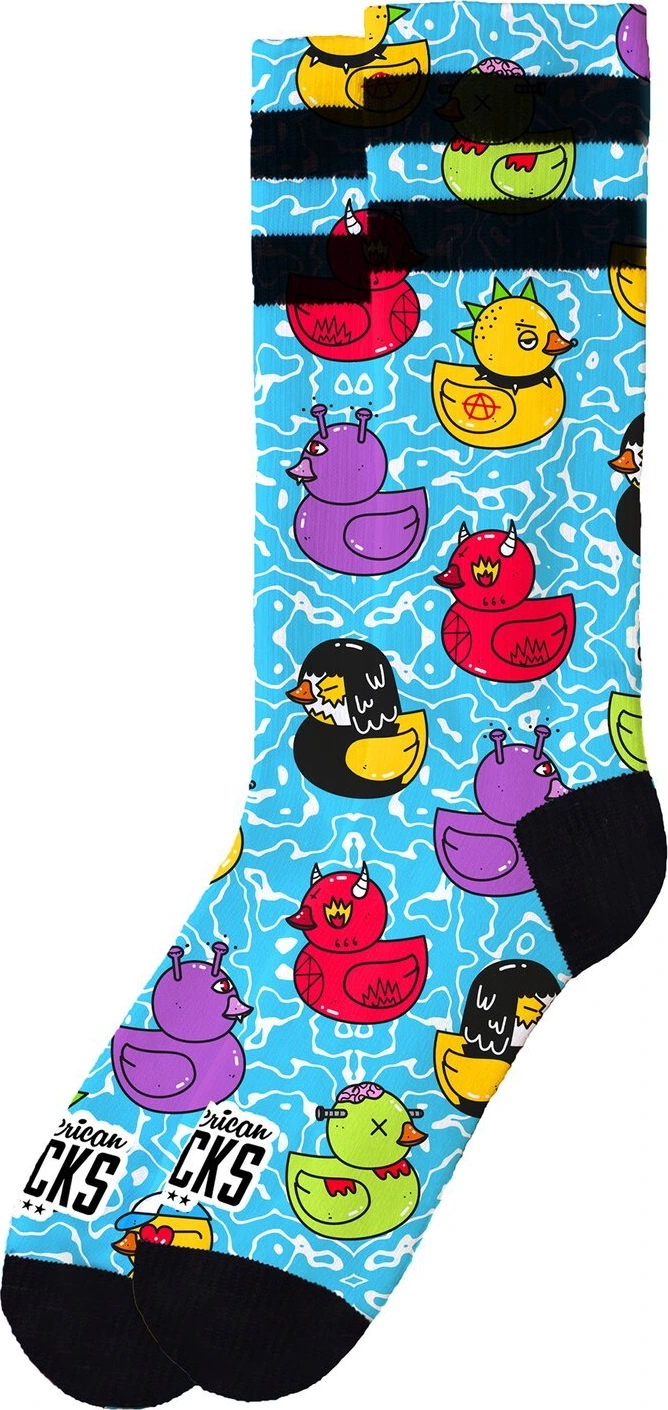 American Socks Tub Duck Signature socks, Blue, L/XL