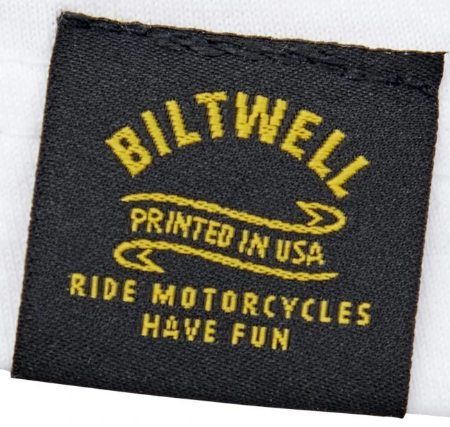 Biltwell Reaper t-shirt, White, S