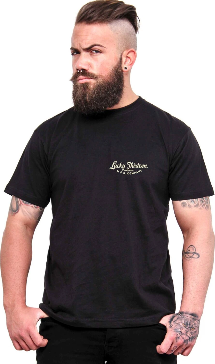 Lucky 13 Something Righteous t-shirt, Black, S