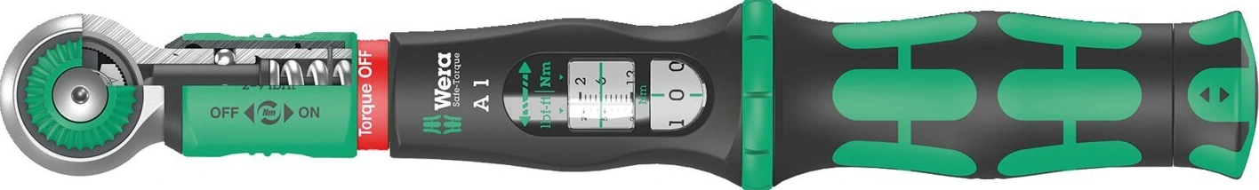 Wera, Safe-Torque A1 adjustable torque wrench 1/4", 244 mm