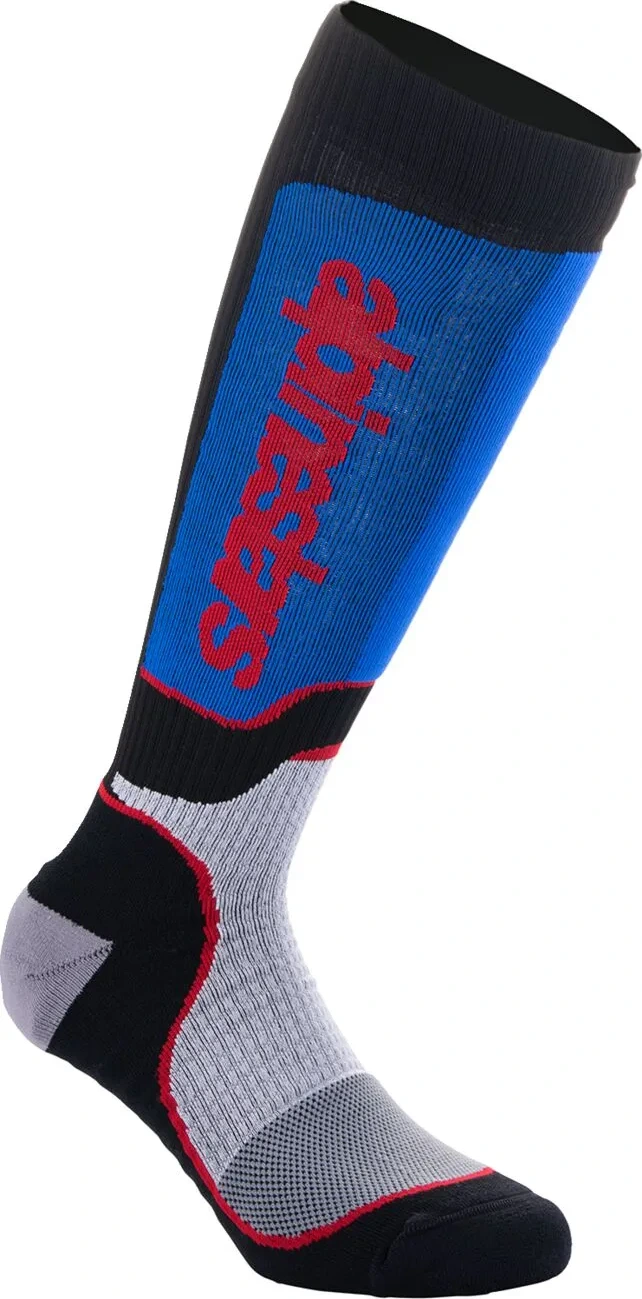 SOCK YTH MX+ BLK/WHT/BL