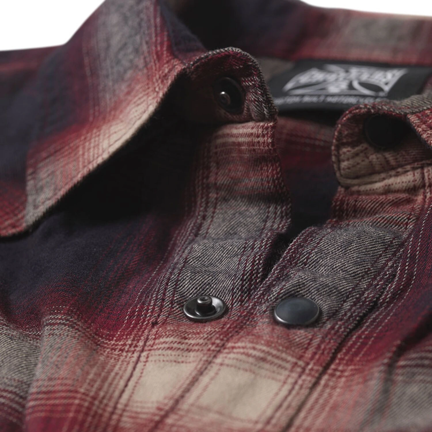 WCC Outlaw Flannel shirt, Red, grey, S
