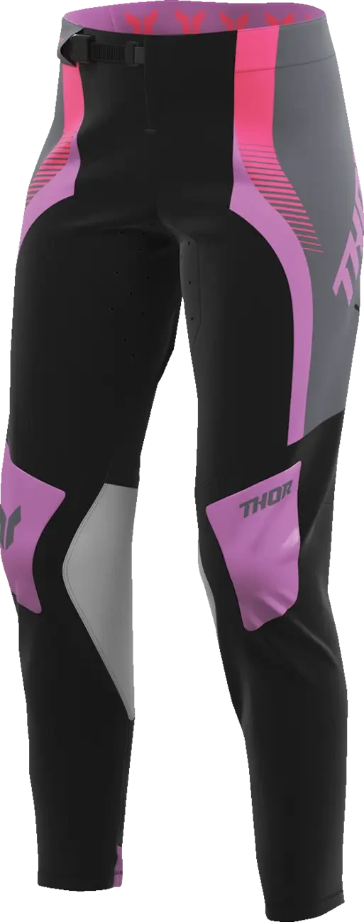 PANT WMN SPORTMODE VELOCITY BLK/ORCH 1/2