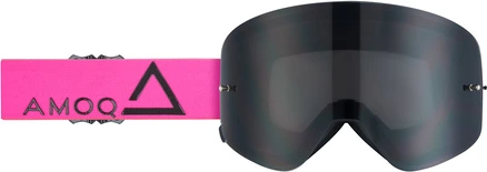 AMOQ MX Goggles Vision Magnetic Pink-Black - Smoke