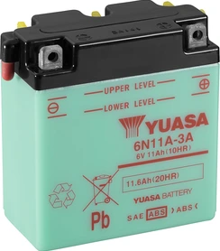 Yuasa Battery 6N11A-3A (cp) happekomplektiga (6)
