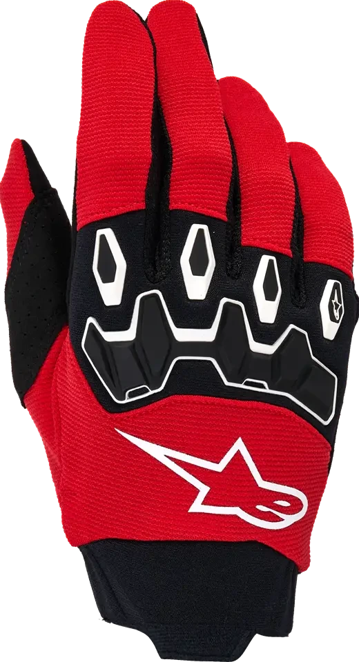 GLOVES FULL BORE V2 RED/BLACK S