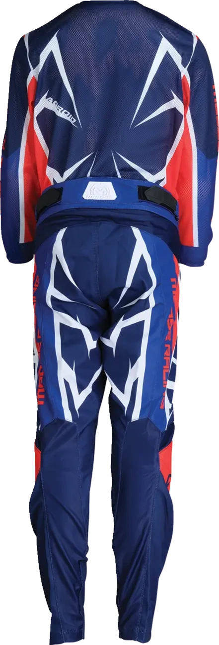PANT AGROID YTH MESH RD/WH/BL 18